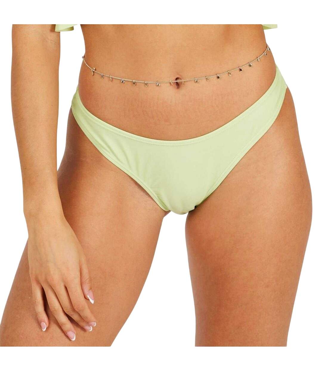 Bas De Maillot De Bain Femme Vert Turquoise Pâle Brave Soul-2