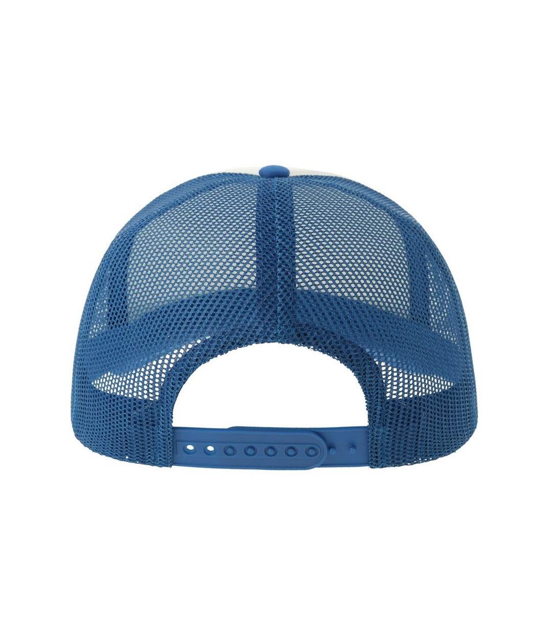 Casquette Trucker Motif/style 5 Panneaux Rapper-s Adulte Blanc Bleu Roi Atlantis-2
