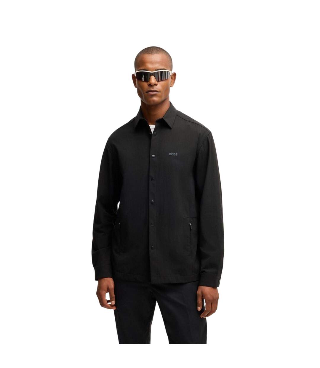 Surchemise Tech Homme Noir Boss-2
