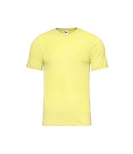Mens Classic New T-shirt Yellow Adler