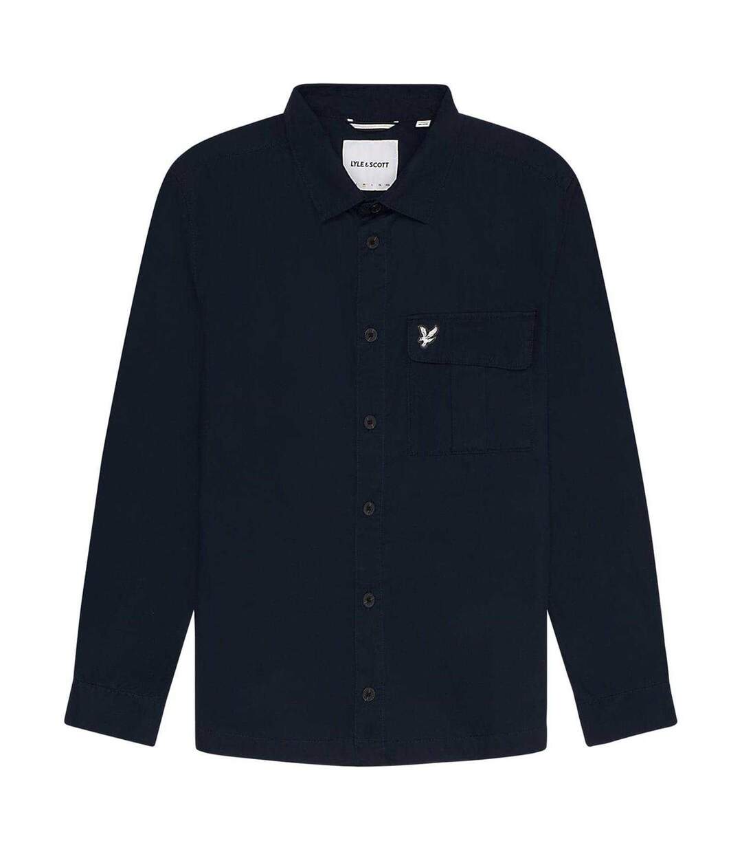Surchemise Unie Manches Longues Homme Bleu Nuit Lyle & Scott-1
