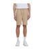 Mens waffle sweat shorts union beige Urban Classics-1