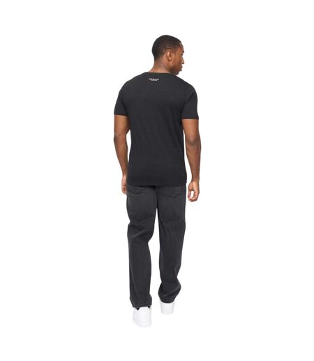 T-shirt Traptons Homme Noir Crosshatch