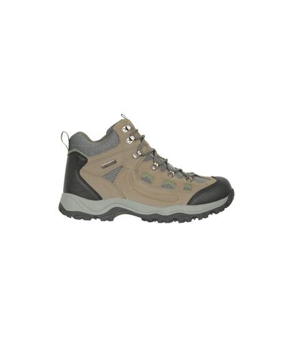 Mountain Warehouse Mens Adventurer Waterproof Hiking Boots (Khaki) - UTMW1752