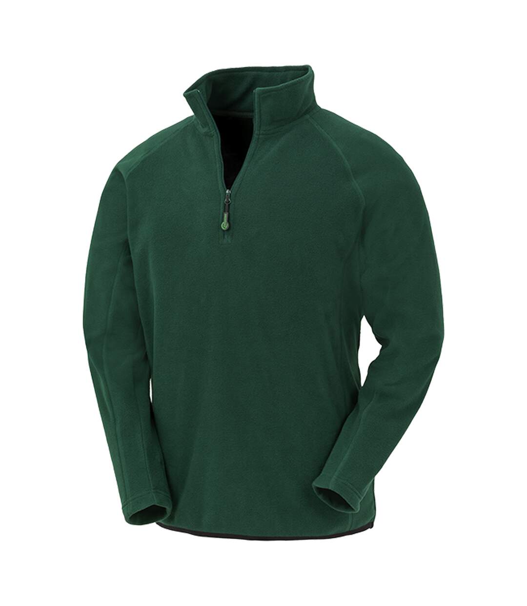 Unisex adult microfleece top forest green Result Genuine Recycled-1