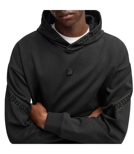 Sweat À Capuche Dagarito Homme Noir Hugo
