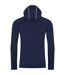 Haut just cool homme bleu marine chiné Awdis