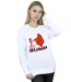 Disney Sweatshirt Big Hero 6 Womens/Ladies Baymax Fist Bump Cutout (Blanc) - UTBI11693-2