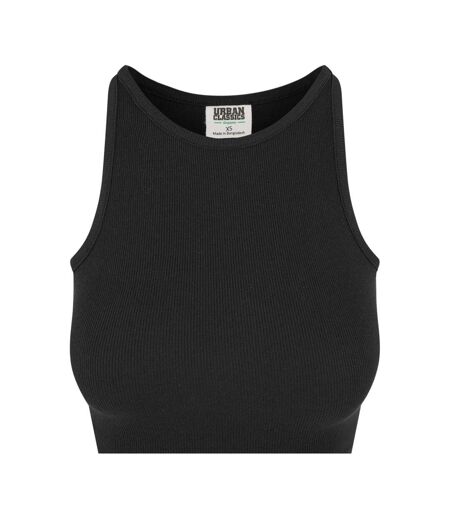 Haut Court Motif/style Côtelé Femme Noir Urban Classics