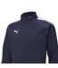 Mens Teamliga Tracksuit Top Peacoat Blue White Puma-3