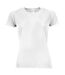 T-shirt Sporty Femme Blanc SOLS-1