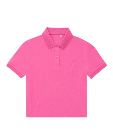 Womens/ladies My Eco Polo Shirt Lotus Pink B&C