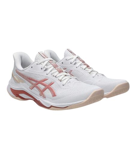 Chaussures Netburner Ballistic Femme Blanc Rose Clair Asics