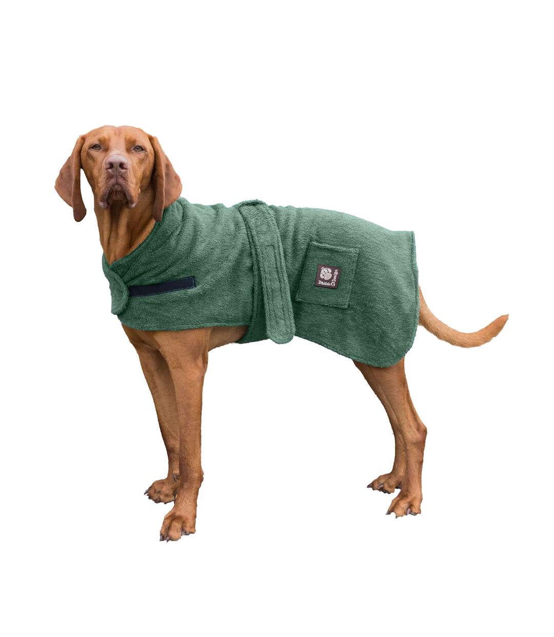 Robe dog drying coat 60cm green Danish Design