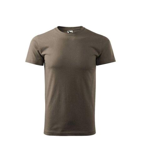 T-shirt Heavy New Homme Marron Malfini