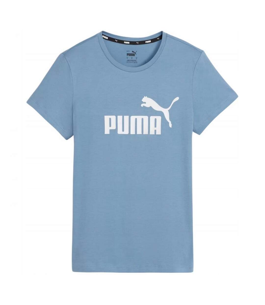 T-shirt Motif/style Logo Essential Femme Bleu Puma-2