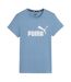T-shirt Motif/style Logo Essential Femme Bleu Puma-2