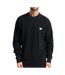 Pull noir homme calvin klein jeans waffle-1