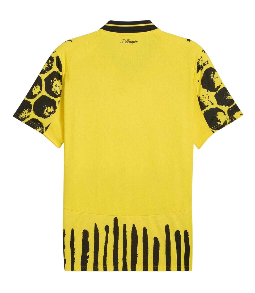 Mens Puma X Kidsuper 25/26 Football Shirt Yellow Black Borussia Dortmund-3