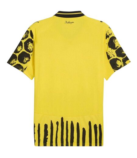 Mens Puma X Kidsuper 25/26 Football Shirt Yellow Black Borussia Dortmund