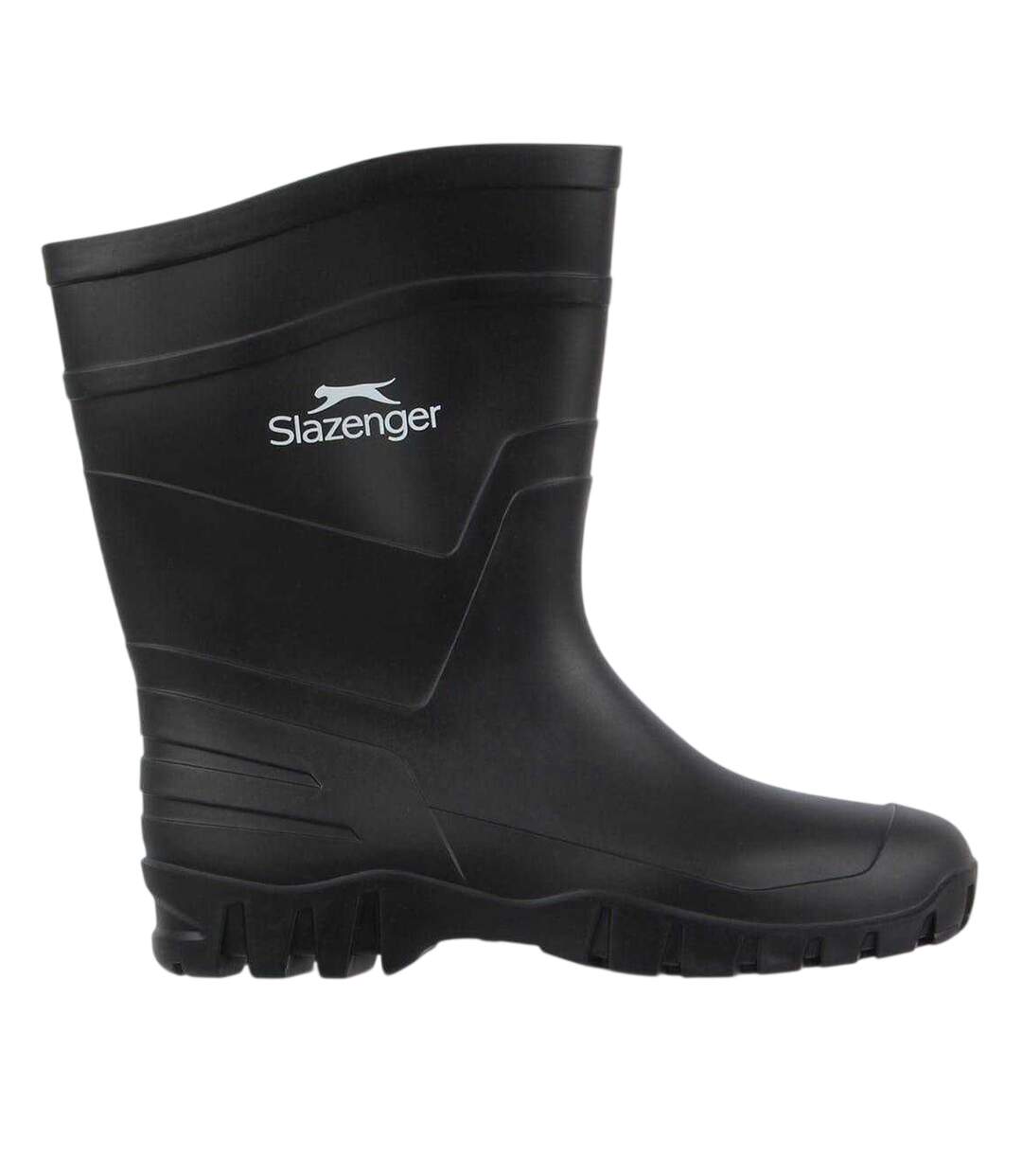 Unisex Adult Toe Cap Wellington Boots Black Slazenger-1