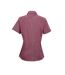 Premier Womens/Ladies Gingham Short-Sleeved Shirt () - UTPC6084