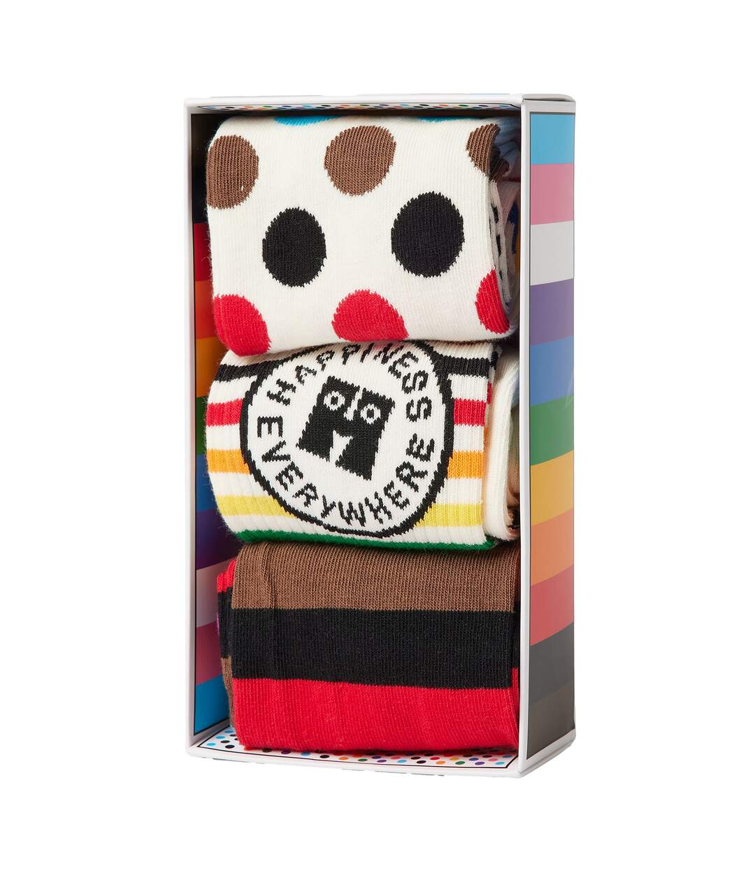 3 Pack Pride Coloured Gift Set Socks-2