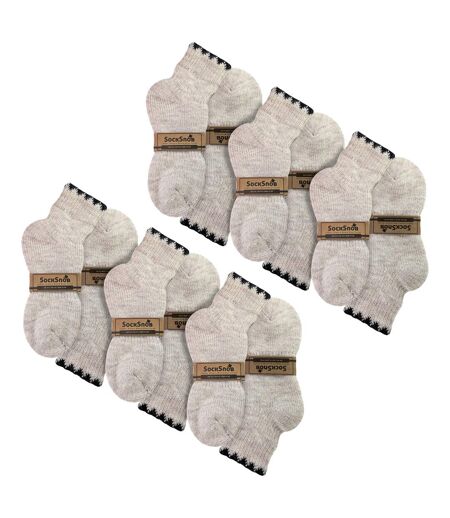 6 Pairs Ladies Short Alpaca Wool Moisture Wicking Socks