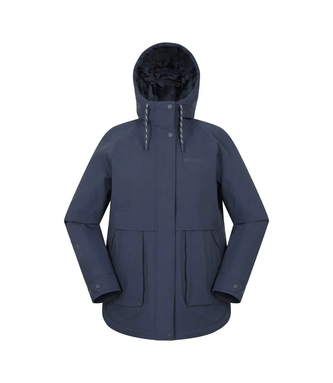 Womens/ladies Chestnut Waterproof Padded Jacket Navy Mountain Warehouse-2