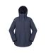 Womens/ladies Chestnut Waterproof Padded Jacket Navy Mountain Warehouse-2