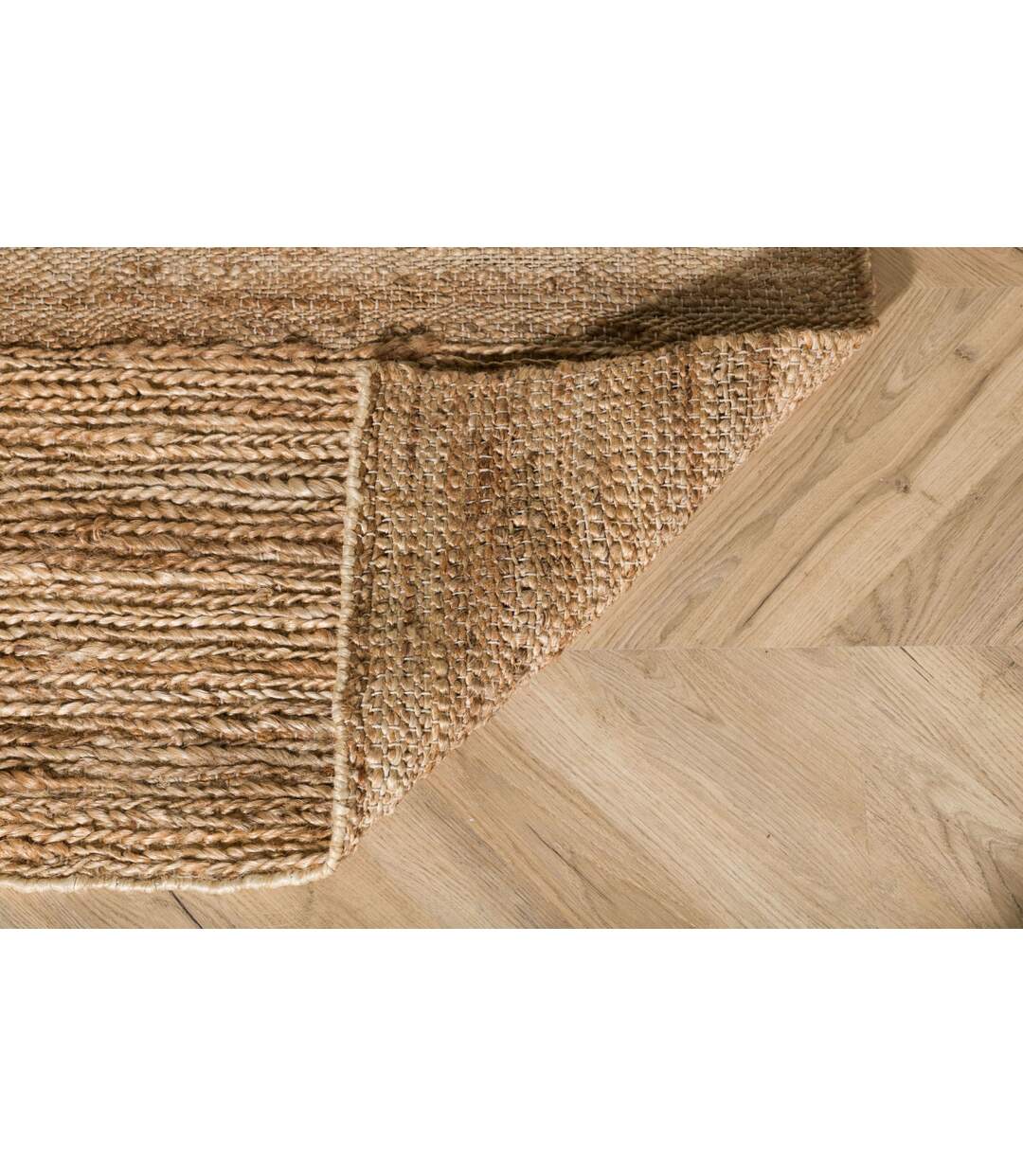 Tapis Déco en Jute Hannes 302x400cm Naturel-3