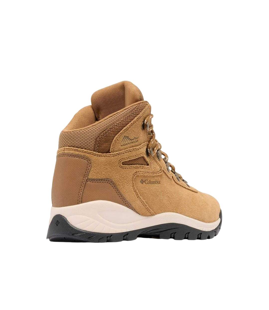 Womens/ladies Newton Suede Waterproof Hiking Boots Dark Stone Columbia-3
