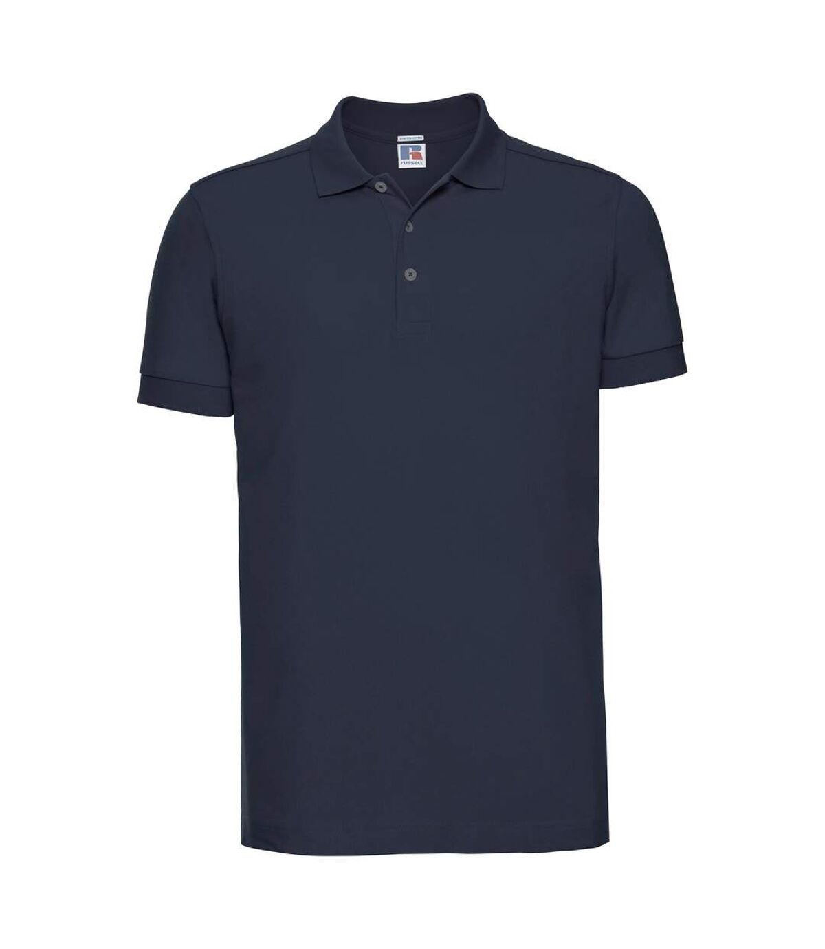 Russell Mens Stretch Short Sleeve Polo Shirt (French Navy)