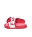 Claquettes roses/blanches femme le coq sportif slide wording-1