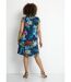 Robe débardeur courte imprimé tropical-2
