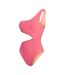 Womens/ladies Checkerboard Textured Cut Out One Piece Swimsuit Light Pink Speedo-1