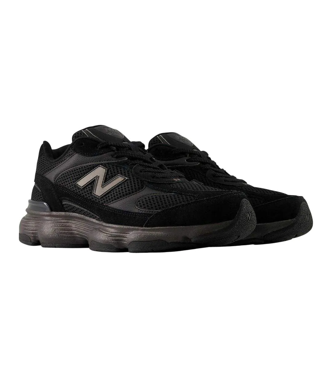 Mens 603 Trainers Triple Black New Balance-2