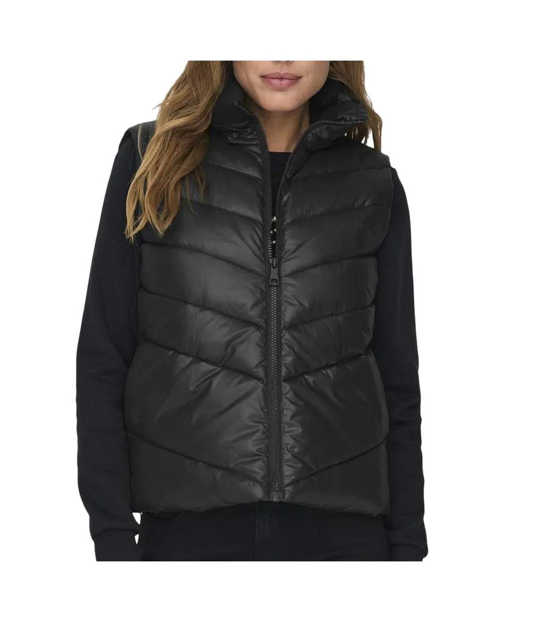 Doudoune sans manches noir femme jdy  fiona-2