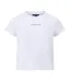 Womens/ladies Logo Cropped Slim T-shirt White FCUK-2