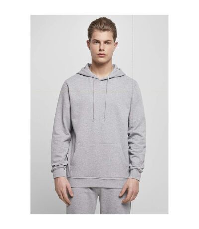 Build Your Brand Mens Basic Hoodie (Heather Grey) - UTRW8025