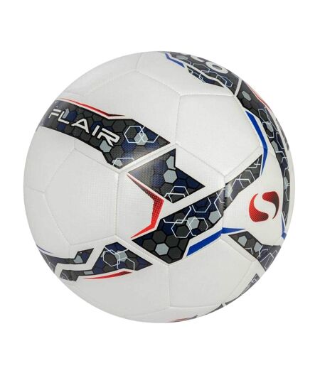 Ballon De Foot Flair Taille 5 Blanc Noir Sondico