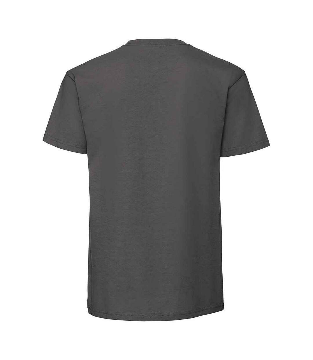 T-shirt ringspun premium homme graphite clair Fruit of the Loom-2