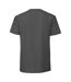 Mens ringspun premium t-shirt light graphite Fruit of the Loom