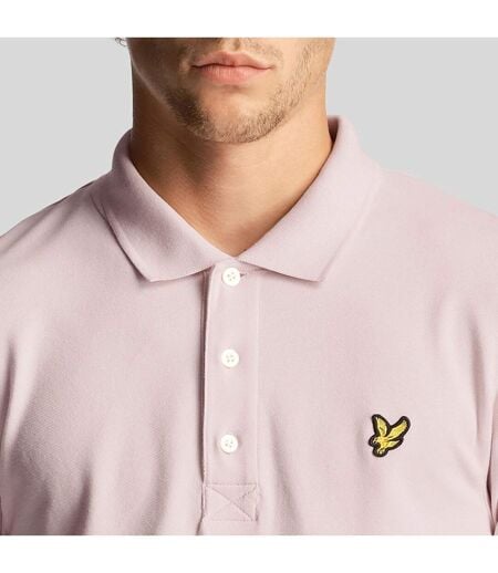 Polo Uni Homme Rose Clair Lyle & Scott