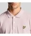 Polo Uni Homme Rose Clair Lyle & Scott-4