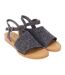 Sandales Style Imprimé Léopard Ardice Femme Bleu Denim Blowfish Malibu-1