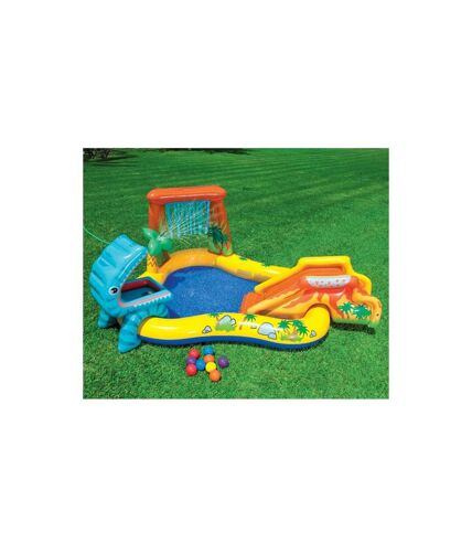 Aire de Jeu Gonflable Dinosaure Multicolore