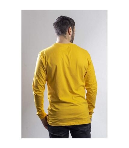 Caterpillar C1510034 - T-shirt à manches longues - Homme (Jaune) - UTFS1589