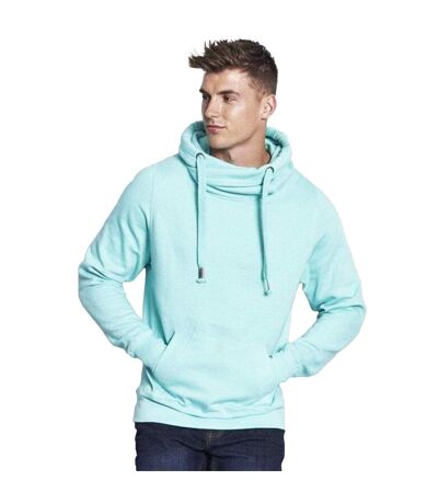 Unisex Adult Cross Neck Hoodie Peppermint Awdis