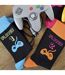3 Pack Mens Retro Gaming Funky Novelty Video Game Socks-5